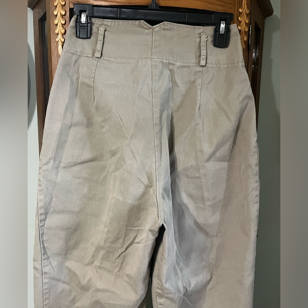 Vintage 80s 90s Rafferty Sport Teddy Boy Pleated Cotton Trouser Pants - Picture 4 of 6